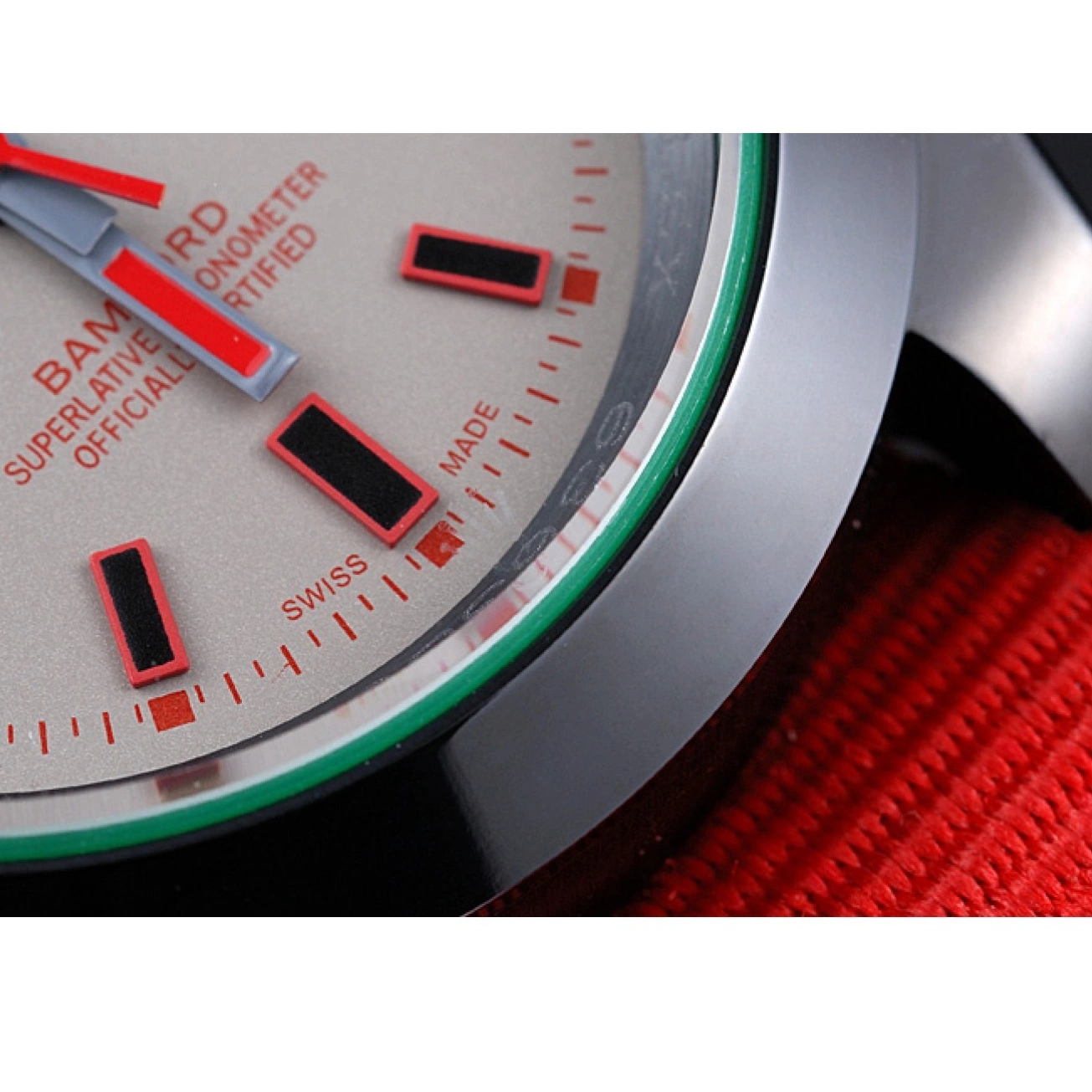 MiroTime 0806 Rolex Milgauss Bamford Red Nylon Strap 622002